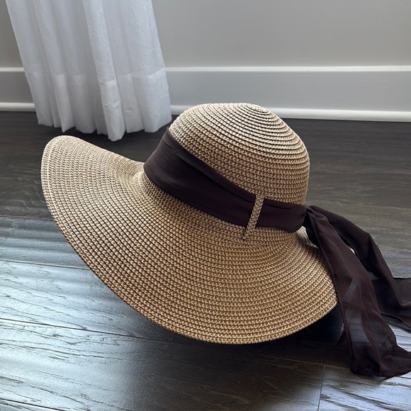 Milani UPF 50+ Sun protection floppy hat, natural,drawstring adjustable headband - Picture 11 of 11